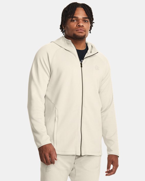 Men's Curry Playable Jacket in White image number 0